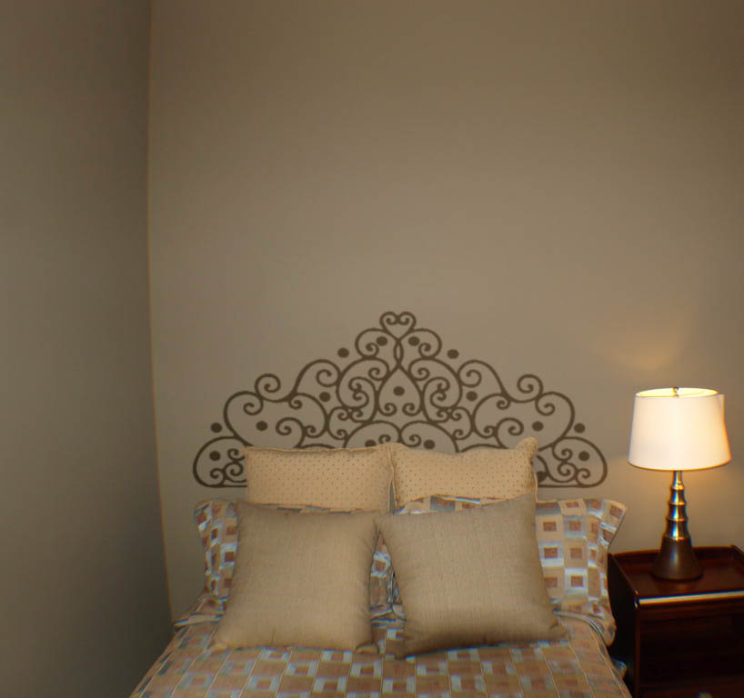 Iron Dot Headboard Beautiful Wall Decals